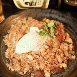 牛サガリのガーリックライス（居酒屋亀屋 博多店）