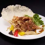 ソフトシエルクラブのタマリンドソース(ベトナム料理QUAN PHO)