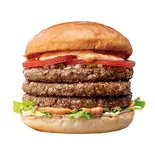【単品】トリプル絶品ビーフバーガー Triple ZEPPIN(Supreme) Beefburger（ゼッテリア ZETTERIA 福岡新天町店）