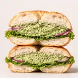 バジルクリームチーズサンド Basil Cream Cheese Sandwich(【自家製ベーグル】BEST BAGEL池尻大橋店)