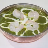 ほうれん草と海老カレー/Sag Prawn/पालक र एबी करी（Asian Dining RIYASA）