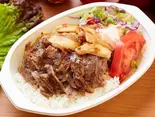 ミックスケバブライス Beef ＆ Chicken Kebab with Rice（EFLIF KEBAB 白楽店）