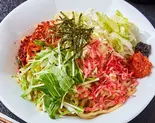 【激辛ⅠStage】XO醤と生唐辛子の激辛まぜそば(半麺野菜多め)（導楽＆最高R）