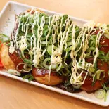 ねぎタコ6個入り Takoyaki with Welsh Onion (Includes 6)（うどん たこ焼き いちばん）