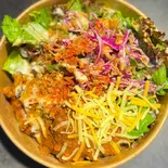 【ヘルシースパイシー】スパイシーチーズタコス・チキンオーバーサラダ / Spicy Cheese Tacos Chicken Over Salad(NY MARKET CHICKEN OVERRICE Yokohama Yamate)