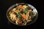 牛バラ野菜丼 Beef Rib with Vegetable Rice Bowl（上海亭 五反野本店）