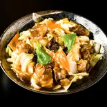 牛バラ野菜丼 Beef Rib with Vegetable Rice Bowl（中華料理上海亭 木場店）