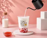【北海道牛乳+ベリールージュ】イチゴベリーミルクM（TOKI SEVEN TEA蒲田店）