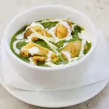 ほうれん草チキンカレー Sag chicken curry（インド・ネパールレストラン RARA KITCHEN）