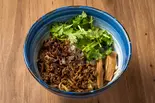 特製カレーまぜそば（自家製麺 啜乱会）