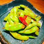 ガーリック枝豆炒め！（和食居酒屋MARU）