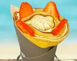 ストロベリーカスタードクリーム（ALOHAクレープ）