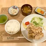 えのま特製からあげ定食（おむすび酒場えのま 藤崎駅前店）