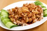 豚肉のニンニクソースかけ（満洲園 東陽町店）