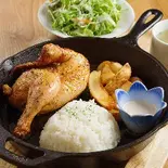 ローストチキンプレート(湯島大衆バル 鶏ットリア ~torittoria~(トリットリア))