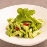 薄荷翡翠青瓜,ミントときゅうりの和え物,Mint Cucumber Salad（麻布十川）