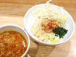 つけ白髪葱担々麺(特製そぼろ・ほうれん草・薬味葱・フライドオニオン・白胡麻・糸唐辛子・白髪葱)（東京極上坦坦 弘明寺店）