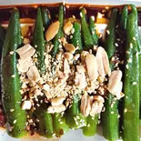 オクラの冷菜【凉拌秋葵】(中華料理 聚楽園)