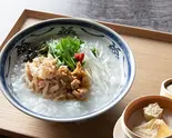 蒸し鶏とザーサイのお粥 点心セット  Steamed chicken and Chinese pickles congee Dim sum set（おかゆ専門店 | 台湾粥食堂 巣鴨店）