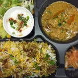 チキンビリヤニーセット/chicken Biryani Set（The Pakuu Indian restaurant）