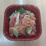 まぐろ・サーモンづけ丼（寿司百花川崎鶴見店）
