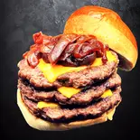 Classic Cheese Burger (クラシックチーズバーガー Triple【540g】)（デリスキッチン）