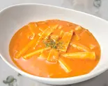 ロゼトッポッキ（韓国料理Kokio Chicken北赤羽店）