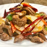 クミンの豚マメ中華風炒め（中華料理 木子亭）