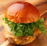 九重チーズバーガー（九重珈琲 半道橋店）