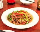 牛肉とピーマンの細切り炒め（知味軒）