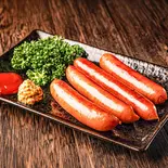 黒豚ウインナー（広島風お好み焼 もみじ屋 飯田橋本店）