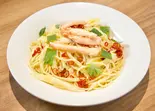 激辛！！ズワイガニの長ネギのペペロンチーノ（PASTA HOUSE Eni 五反田店）