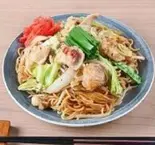 【スタミナ】 ホルモン焼きそば（炭火焼居酒屋とりきち）