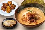 江戸前味噌らーめん+炙りチャーシュー1枚+から揚げ5個（麺場 田所商店 行徳店）