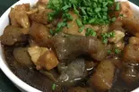 【最強のアテ】秘伝の牛筋煮込み（オム玉唐揚げ丼 鶏爛漫 長居店）