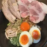 全部乗せ煮干しまぜそば（中華そば ひのき屋）
