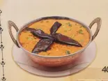 キーマナスカレーkeema baigan curry（インドレストラン プジャ）