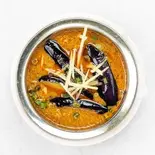 ナスとキーマのカレー Keema baigan(インド料理スーリヤ 東麻布店)