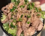 鶏せせり丼(鶏首肉)(倍盛)（肉×スペシャルティコーヒーTrim）