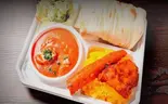 Single Curry Nan BBQ Set/シングルカレーナンBBQセット（エベレストキッチン 川崎榎町店）