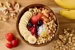 【アンチエイジング】蜂蜜ナッツアサイーボウル - Honey Nut Acai Bowl -（【理想の自分へ】まめたまのアサイーボウル 博多美野島店）