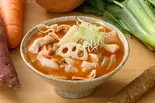 【旨辛】具沢山の辛味噌チゲ豚汁 Spicy Tonjiru（玄米と豚汁 お玄さんのとん汁食堂 田町店）