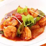 エビのチリ炒め/Prawn Chili（ニューサンライズダイニング）