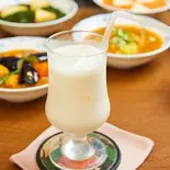 オーガニック豆乳ラッシー Organic Soy Milk Lassi (Vegan)(野菜を食べる自然派カレー ミラン・ナタラジ 渋谷店)