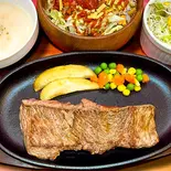ステーキミニタコライスセット（サウザンステーキ 栄町店）