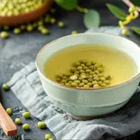 台湾家庭の甘味 緑豆湯  green bean soup（ChuuChuuフルーツ盛り盛りアサイーボウル Fruit-packed Acai Bowl 山王店）