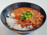 カレー丼ぶり（福原製麺つるつる）