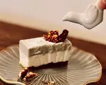 ブルーチーズのレアチーズケーキ（cafe Roost）