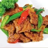 牛肉の黒胡椒炒め(中華料理西遊記 成増店)