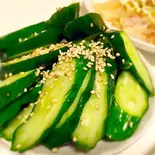 きゅうりの一本漬け（居酒屋えるふ）